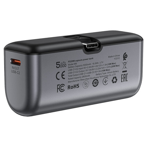 Повербанк Acefast M9 20W (5000 mAh) (Black)