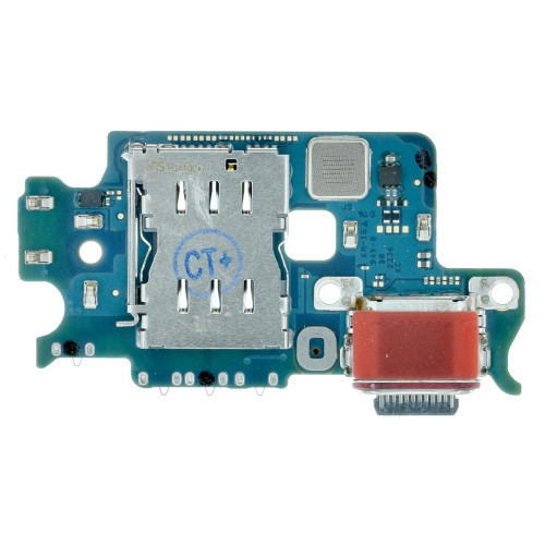 Нижняя плата для Samsung S911B Galaxy S23 с разъемом зарядки и микрофоном (Original Used)