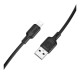 Кабель Borofone BX113 USB-A – Lightning (2 м · 12W · 2.4A) (Black)