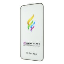 Защитное стекло Color Frame для Apple iPhone 15 Pro Max (Full Glue) (Gold)