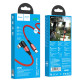 Кабель Hoco U100 Type-C – Lightning (1.2 м · 20W · 2.4A) (Red)