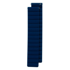 Ремешок универсальный 20 мм Silicone Link Magnetic для Amazfit, Samsung, Huawei (Dark Blue)