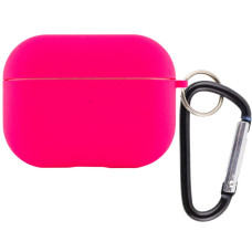 Чехол для AirPods Pro Silicone Case with Fibra (Barbie Pink)
