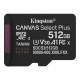 Карта памяти Kingston MicroSDXC Canvas Select Plus Gen3 512GB
