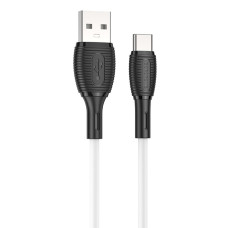 Кабель Borofone BX86 USB-A – Type-C (1 м · 15W · 3A) (White)