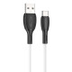 Кабель Borofone BX86 USB-A – Type-C (1 м · 15W · 3A) (White)
