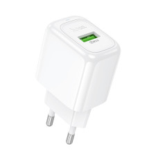 Мережевий зарядний пристрій Hoco CS52A USB-A (18W · 3A) (White)