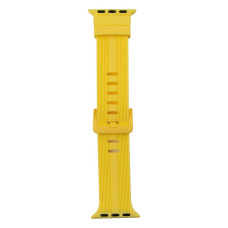 Ремінець для Apple Watch 38/40/41 мм Band Silicone Shine (Bright Yellow)