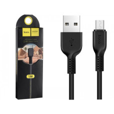 Кабель Hoco X20 Flash USB-A to Micro USB 12W 2.4A 1м black