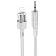 Аудиокабель AUX Hoco UPA27 Lightning – 3.5 мм (1.2 м) (Gray)