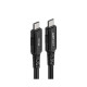 Кабель Acefast C4-03 Type-C – Type-C (2 м · 100W · 5A) (Black)