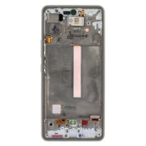 Дисплей для Samsung A536 Galaxy A53 (5G) (2022) з тачскріном в рамці (White) (Original)