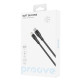 Кабель Proove Dense Metal Type-C – Lightning (1 м · 27W · 3A) (Black)