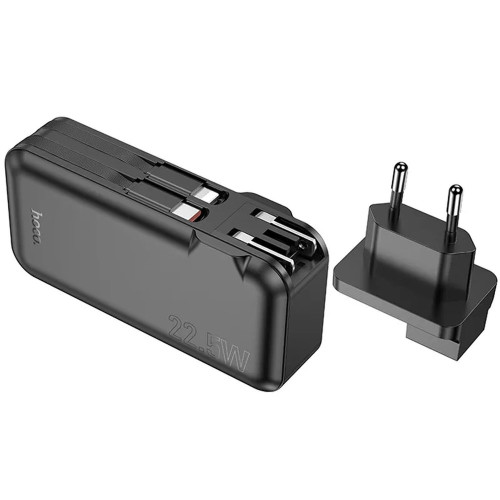 Повербанк Hoco J126 Travel PD20W+22.5W (10000 mAh) (Black)