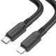 Кабель Borofone BX81 Type-C – Lightning (1 м · 20W · 3A) (Black)
