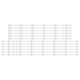 Пряма підсвітка для телевізора Elenberg 55″ HL-2A550A28-0601L-01 (12 планок по 605/496 мм, 6/7/13 LED, лінза 15,5 мм, 3 В)