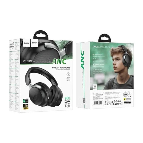 Наушники bluetooth Hoco W53 Plus black
