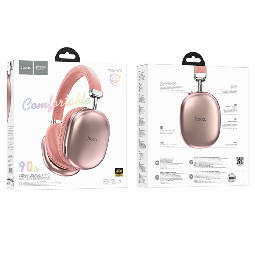 Наушники Bluetooth Hoco W35 Max Joy (Pink)