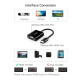 Переходник Ugreen CM611 HDMI – VGA (Black)