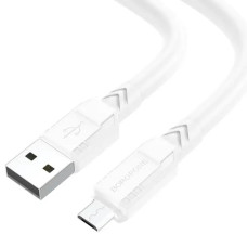 Кабель Borofone BX81 USB-A – Micro-USB (1 м · 12W · 2.4A) (White)