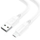 Кабель Borofone BX81 USB-A – Micro-USB (1 м · 12W · 2.4A) (White)