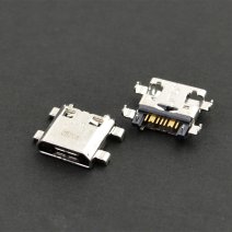 Роз'єм зарядки для Samsung I8262 Galaxy Core Duos 7 pin (6 кріплень) (контакти знизу) (Micro USB) без шлейфа (Original)