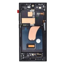 Дисплей для Samsung S918 Galaxy S23 Ultra с тачскрином в рамке (Black) (OLED) (Small size)