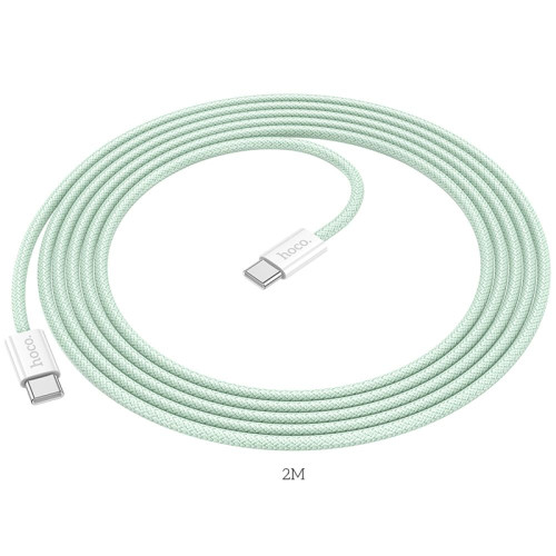 Кабель Hoco X104 Type-C – Type-C (2 м · 60W · 3A) (Green)