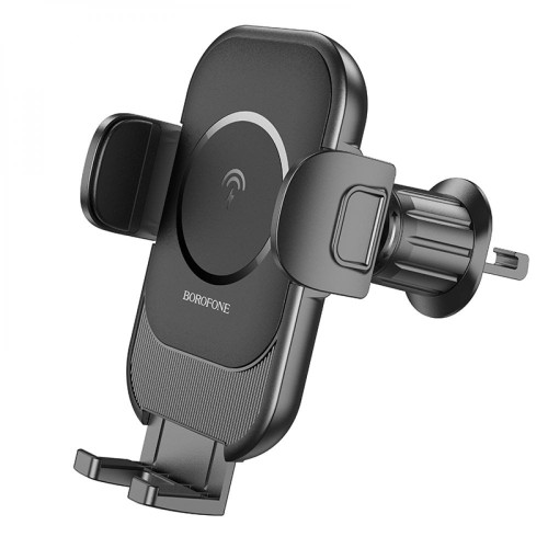 Автодержатель Borofone BH204 Blue Charm Wireless (15W) (Black)