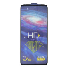 Захисне скло в тех упаковці для Motorola XT2087 Moto G9 Plus (Full Glue) (0.3 мм, 2.5D) (Black)