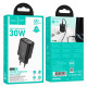 Мережевий зарядний пристрій Hoco N62 USB-C (30W · 3A) (Black)