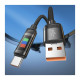 Кабель Hoco U126 USB-A – Type-C (1.2 м · 27W · 2.4A) (Black)