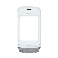 Сенсорное стекло для Nokia C2-08 с рамкой (White)