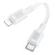 Кабель Borofone BX111 Type-C – Lightning (1 м · 27W · 3A) (White)