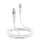 Кабель Proove Soft Silicone Type-C – Type-C (1 м · 60W · 3A) (White)