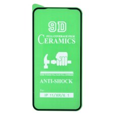 Захисна плівка Ceramic для Apple iPhone Xr (Full Glue) (Black)