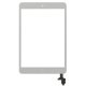 Сенсорне скло для Apple iPad mini (2012) з кнопкою (White)
