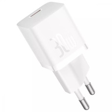 Сетевое зарядное устройство Baseus GaN5 Mini USB-C (30W · 3A) (CCGN070) (White)