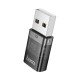Переходник Hoco UA36C USB-A – Type-C (Black)