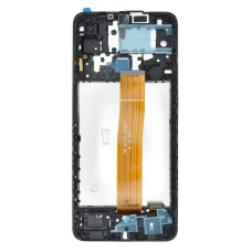Дисплей для Samsung M127 Galaxy M12 (2021) с тачскрином в рамке (Black) (Brand Pack)