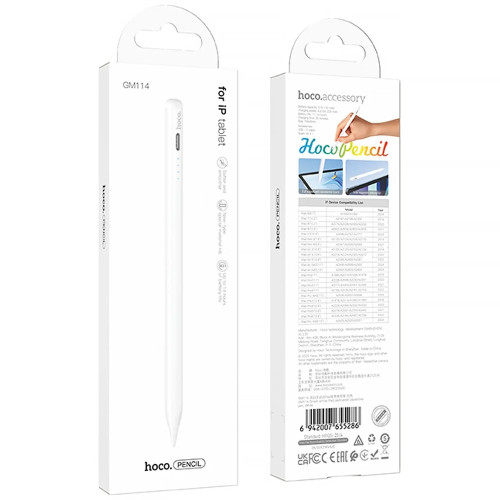 Стилус Hoco GM114 для iPad white