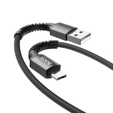 Кабель Hoco X71 USB-A – Micro-USB (1 м · 12W · 2.4A) (Black)