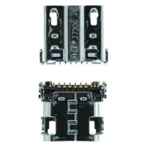 Разъем зарядки для Samsung N7100 Galaxy Note II (2012) 11 pin (4 креплений) (контакты снизу) (Micro USB) без шлейфа (Original)