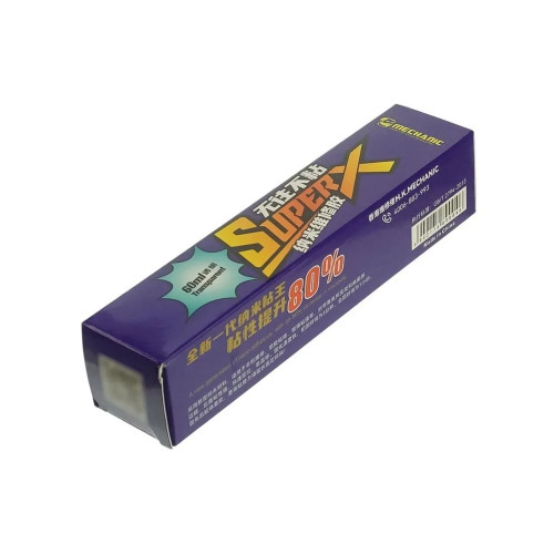 Клей силіконовий Mechanic Super X – в тюбику з дозатором (60 ml) (Clear)