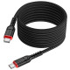 Кабель Hoco X59 Type-C – Type-C (3 м · 60W · 3A) (Black)