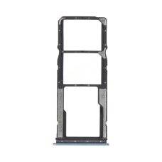 Держатель SIM-карты и карты памяти для Xiaomi Redmi 10 (India) (2×SIM, карта памяти) (Blue)
