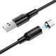 Кабель Borofone BX41 Magnetic USB-A – Type-C (1 м · 15W · 3A) (Black)