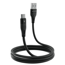 Кабель Proove Soft Silicone USB-A – Type-C (1 м · 12W · 2.4A) (Black)