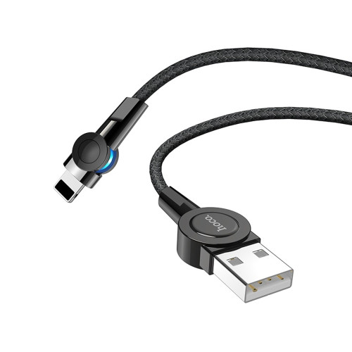 Кабель Hoco S8 Magnetic USB-A – Lightning (1.2 м · 12W · 2.4A) (Black)