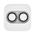 Захисне скло камери KRONOS для Apple iPhone 16 Plus (Full Protect) (White)